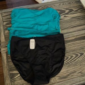 Soma strapless tankini bathing suit set